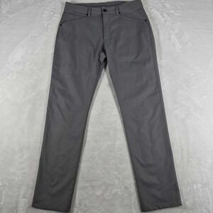 Myles Tour Pants Men's Large Gray 32" Inseam Performance Stretch Casual Comfort